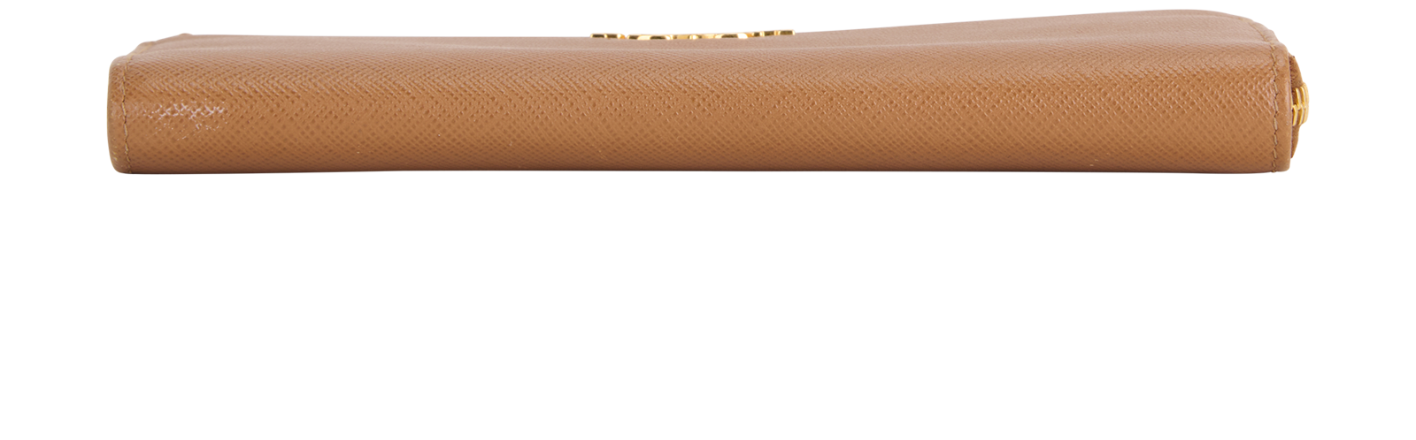 Prada Continental Zipped Wallet, &pound;350, Accessories, Tan, Leather, Top view